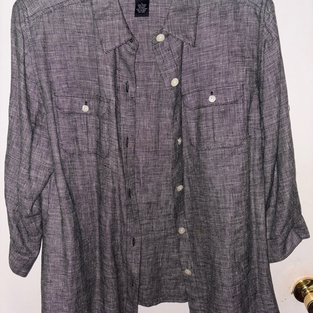 Goodclothes Collection Linen Button Down Ladies T… - image 5